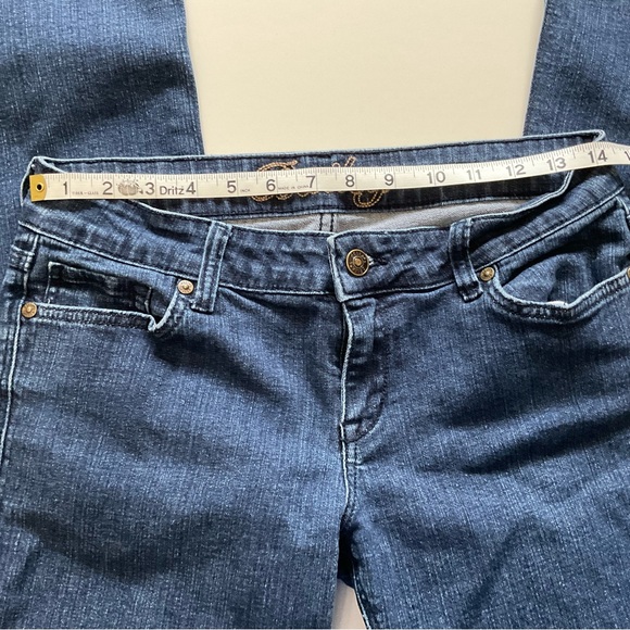 DELIA'S Bailey Boot Cut Jeans Dark Wash Denim Women’s Size 7/8R - Picture 7 of 12